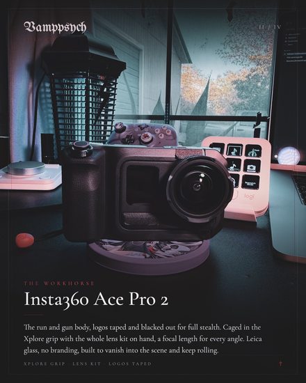 Field kit card: Insta360 Ace Pro 2 action camera