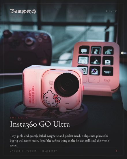 Field kit card: Insta360 GO Ultra pocket camera